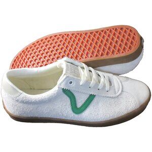 Vans Men's Sport-Low Felicidade Marshmallow Canvas Suede shoes Size 9.5 NIB